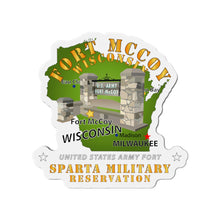 Load image into Gallery viewer, Die-Cut Magnets - Army - Ft McCoy WI - Sparta Military Resv

