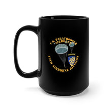 Load image into Gallery viewer, Black Mug 15oz - Army - US Paratrooper - 13th Airborne Division X 300
