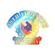 Load image into Gallery viewer, Holographic Die-cut Stickers - 49th Infantry Division - 49ers X 300
