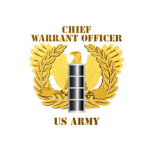 Load image into Gallery viewer, Kiss-Cut Vinyl Decals - Army - Emblem - Warrant Officer - CW4 wo DS
