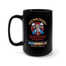 Load image into Gallery viewer, Black Mug 15oz - 502nd Bomb Squadron - B-29 Superfortress - Campaigns - World War II w PAC SVC X 300

