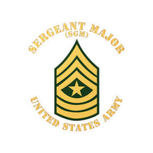 Load image into Gallery viewer, Kiss-Cut Vinyl Decals - Army - Sergeant Major - SGM - Flat X 300
