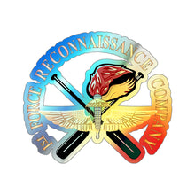 Load image into Gallery viewer, Holographic Die-cut Stickers - USMC - 1st Force Recon Company wo FMF PAC
