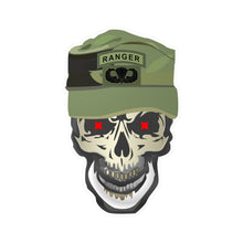 Load image into Gallery viewer, Kiss-Cut Vinyl Decals - Army - Ranger Patrol Cap - Skull - Ranger Airborne x 300
