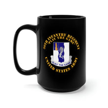Load image into Gallery viewer, Black Mug 15oz - Army - DUI - 50th Infantry Regiment - Play the Game
