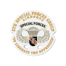 Load image into Gallery viewer, Die-Cut Magnets -SSI -SOF - 5th SFG - Airborne Badge - Vietnam X 300
