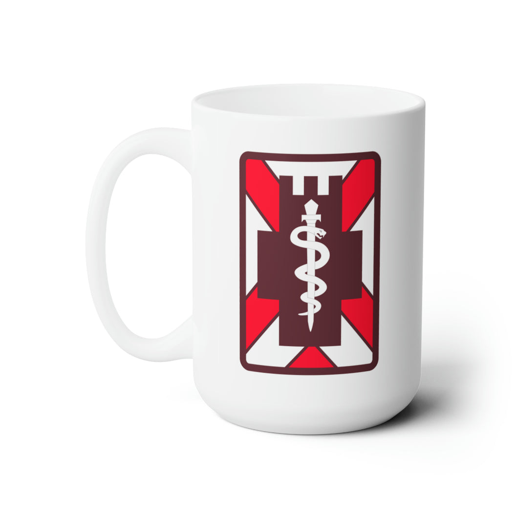 White Ceramic Mug 15oz - Army - 5th Medical Brigade wo Txt