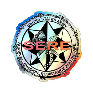 Holographic Die-cut Stickers - US Army - SERE