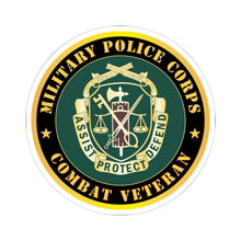 Load image into Gallery viewer, Kiss - Cut Stickers - Army - Military Police Corps Regimental Crest - Combat Veteran X 300
