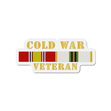 Load image into Gallery viewer, Die-Cut Magnets - Army - Cold War Veteran w COLD SVC
