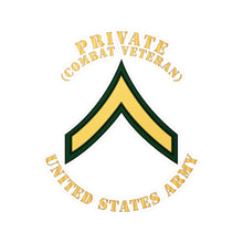 Load image into Gallery viewer, Kiss-Cut Vinyl Decals - Army - Private - PV2 - Combat Veteran - Flat X 300
