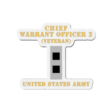 Load image into Gallery viewer, Die-Cut Magnets -SSI - Army - Chief Warrant Officer 2 - CW02 - Flat - Veteran X 300
