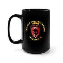 Load image into Gallery viewer, Black Mug 15oz - SOF - USSOC - Africa (SOCAFRICA) - SSI
