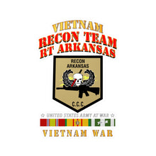 Load image into Gallery viewer, Kiss-Cut Vinyl Decals - RECON TEAM -  Recon Team - RT Arkansas - Vietnam War w VN SVC
