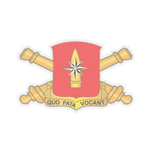 Load image into Gallery viewer, Kiss-Cut Stickers - 43rd Field Artillery Battalion - Red w Branch wo Txt
