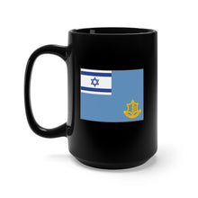 Load image into Gallery viewer, Black Mug 15oz - Flag of the Israel Defense Forces X 300

