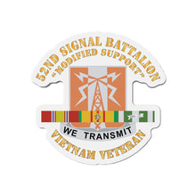 Load image into Gallery viewer, Die-Cut Magnets - 52nd Signal Battalion (Modified Support) w SVC Ribbon X 300
