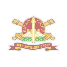 Load image into Gallery viewer, Kiss-Cut Stickers - 88th Artillery Group - DUI w Br - Ribbon
