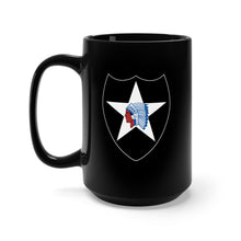 Load image into Gallery viewer, Black Mug 15oz - SSI - 2nd Infantry Division wo Txt X 300
