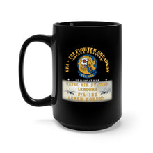 Load image into Gallery viewer, Black Coffee Mug 15oz - Navy - VFA - 192 - Golden Dragons - FA 18E Super Hornet NAS Lemore X 300
