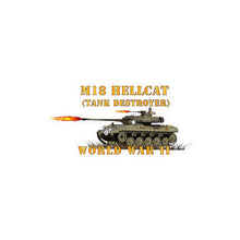 Load image into Gallery viewer, Kiss-Cut Vinyl Decals - Army - WWII - M18 HellCat - Tank Destroyer
