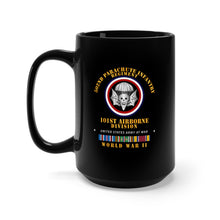Load image into Gallery viewer, Black Mug 15oz - Army  - 502nd PIR 101st Airborne Div - WWII w EUR SVC
