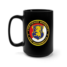 Load image into Gallery viewer, Black Mug 15oz - Army - 6th Cavalry Regiment - Fort Oglethorpe, GA
