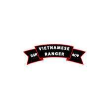 Load image into Gallery viewer, Kiss-Cut Vinyl Decals - SOF - SSI - Vietnamese Ranger Advisor Scroll X 300
