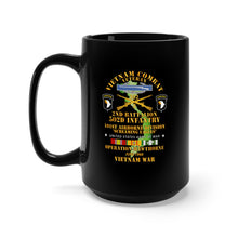 Load image into Gallery viewer, Black Mug 15oz - Army - 2nd Bn 502nd Infantry - 101st ABN - Operation Hawthorne w VN SVC
