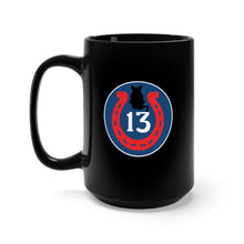 Load image into Gallery viewer, Black Mug 15oz - SSI - 13th Infantry Division - Cat X 300
