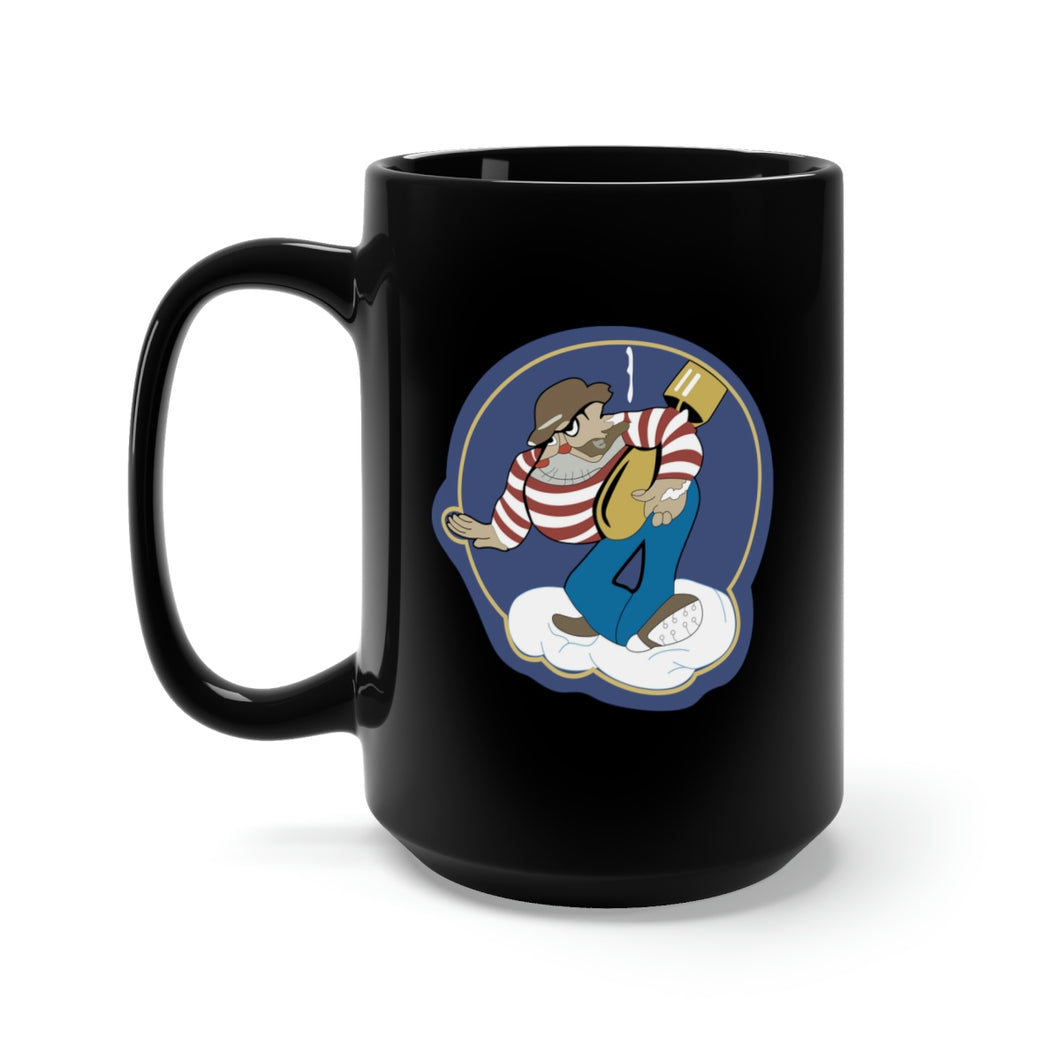 Black Mug 15oz - AAC - 869th Bomb Squadron, 497th Bomb Group wo Txt X 300