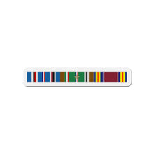 Load image into Gallery viewer, Die-Cut Magnets - World War Two Service Ribbons Bar - Eurppe - NAME  w Lines

