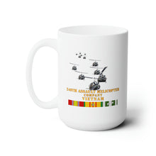 Load image into Gallery viewer, White Ceramic Mug 15oz - Army - 240th Assault Helicopter Co w VN SVC
