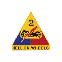Load image into Gallery viewer, Kiss-Cut Vinyl Decals - DUI - 2nd Armored Division X 300
