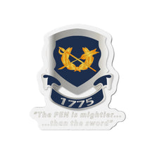 Load image into Gallery viewer, Die-Cut Magnets - Jag Corps Crest - Pen is Mighter X 300
