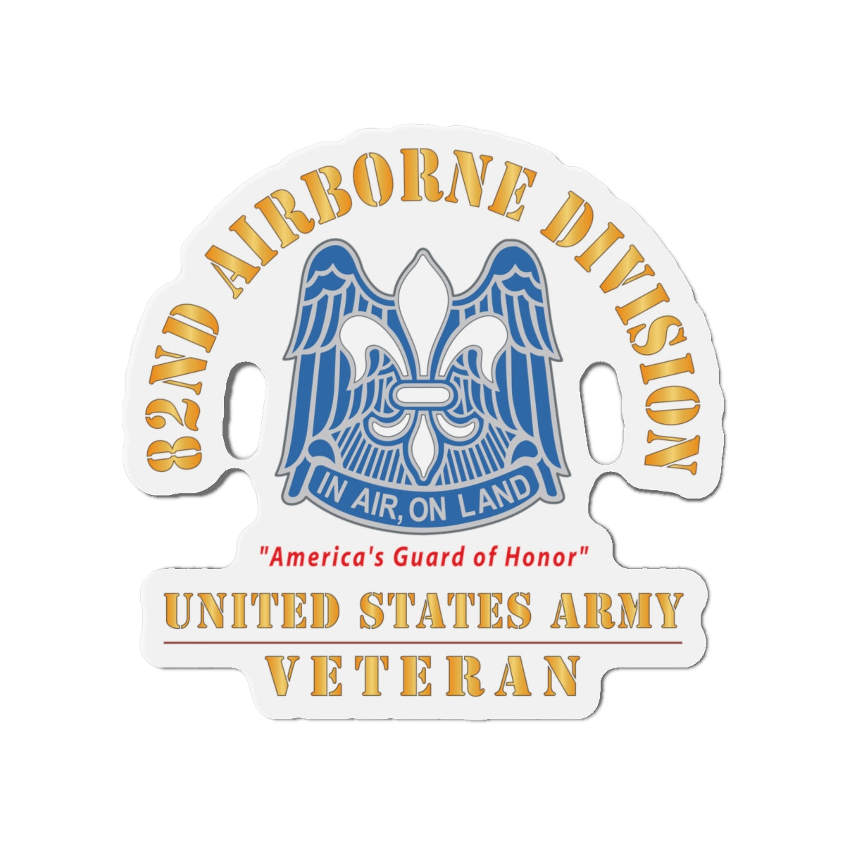 Die-Cut Magnets - Army - DUI - 82nd Airborne Division - America's Guar ...
