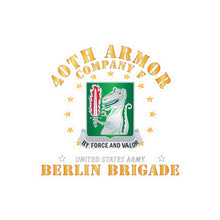 Load image into Gallery viewer, Kiss-Cut Vinyl Decals - Army - Company F 40th Armor - Berlin Brigade X 300
