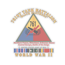 Load image into Gallery viewer, Kiss-Cut Stickers - Army - 761st Tank Battalion - Black Panthers - w SSI WWII  EU SVC
