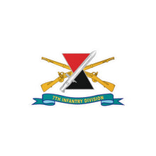Load image into Gallery viewer, Kiss-Cut Vinyl Decals - Army - 7th Infantry Division - DUI w Br - Ribbon X 300
