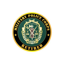 Load image into Gallery viewer, Kiss-Cut Vinyl Decals - Army - Military Police Corps Regimental Crest - Retired X 300
