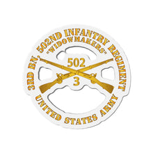Load image into Gallery viewer, Die-Cut Magnets - 3rd Bn 502nd Infantry Regt - Widowmakers - Infantry Br
