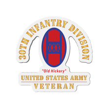 Load image into Gallery viewer, Die-Cut Magnets - Army - SSI - 30th Infantry Division - Old Hickory - US Army Veteran X 300
