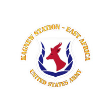 Load image into Gallery viewer, Kiss-Cut Vinyl Decals - Army - Kagnew Station - East Africa wo Drop Shadow

