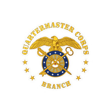 Load image into Gallery viewer, Kiss-Cut Vinyl Decals - Army - Quartermaster Corps Branch
