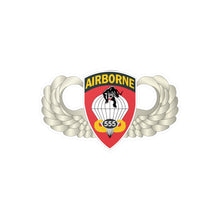 Load image into Gallery viewer, Kiss-Cut Vinyl Decals - Army - Airborne Badge - 555th Parachute Infantry Bn - SSI X 300
