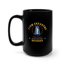 Load image into Gallery viewer, Black Mug 15oz - Army - 77th Infantry Division - Statue of Liberty
