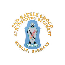 Load image into Gallery viewer, Kiss-Cut Vinyl Decals - 2nd Battlegroup - 6th Infantry Regt - Berlin Bde, Germany X 300
