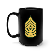 Load image into Gallery viewer, Black Mug 15oz - Army - Command Sgt Major E-9 (CSM)
