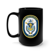 Load image into Gallery viewer, Black Mug 15oz - Navy - USS Milwaukee (LCS-5) wo Txt X 300
