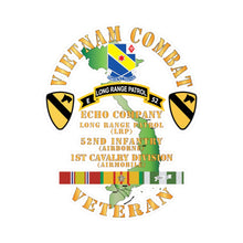 Load image into Gallery viewer, Kiss-Cut Vinyl Decals - Army - Vietnam Combat Veteran w  E Co - 52nd Inf ABN - 1st Cav Div X 300
